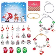 Amazon New Product 24 Grid Christmas Advent Festival Envelope Mystery Box diy Bracelet Gift for Bles