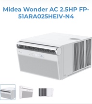 Midea Wonder AC 2.5HP FP-51ARA025HEIV-N4


WINDOW TYPE INVERTER AIRCON