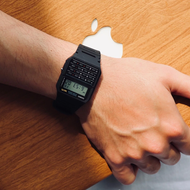 CASIO 卡西歐 Watch 計算機錶 復古 生活防水 43.2 x 34.4 x 8.2mm  黑色