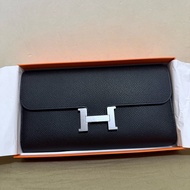 全新Constance to go 黑銀 epsom