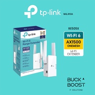 TP-LINK (RE505X) Onemesh AX1500 WiFi 6 Dual Band Wireless Range Extender / Repeater / Booster / Acce
