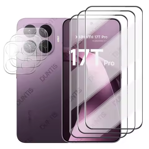 9H Tempered Glass for Xiaomi 17T / 17T Pro 2.5D Screen Protector & HD Back Camera Lens Film Anti-Scr