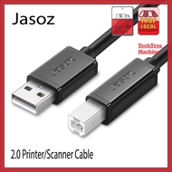 Jazon 2.0 USB-B Printer cable  USB Type B USB 2.0 Male to Male Scanner Cable for Canon Epson HP Brot
