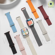 Waterproof Silicone Magnetic band for Smart Watch Series ultra 8 7 9 10 6 SE 5 4 3 2 t500 Pro d20 sm
