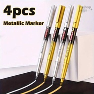Tyno Permanent Marker Metallic Chrome Gold Silver 1.5mm 4 PCS - GN550