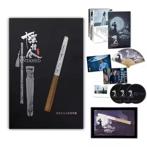 Genuine The Untamed Chinese style music album soundtrack CD + postcard peripherals Xiao Zhan/Wang Yi