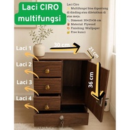 CIRO AESTHETIC multi-function shelf & drawer hanging on the wall and above the table 30, 36, 21