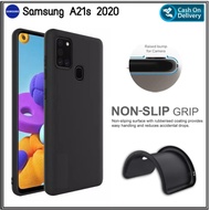 Case Samsung Galaxy A21s 2020 Soft Case Premium Casing Slim Hp Cover - Hitam