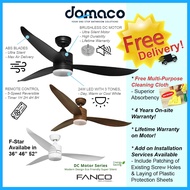 Fanco F-Star DC Ceiling Fan with 24W 3 Tone LED Light Kit and Remote