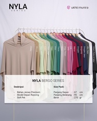 Bergo Jersey Nyla By Ukhti Munira | Hijab Jersey | Hijab Daily | Hijab Jersey | Hijab Instan Jersey
