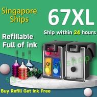 HP 67 ink HP 67XL black HP67XL ink Cartridge Compatible for hp  2724 2725 2722 2723 2752 2755 2330 2