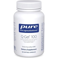 Pure Encapsulations Q-Gel 100 (Hydrosoluble CoQ10) | CoQ10 with Vitamin E to Enhance Solubility | 60