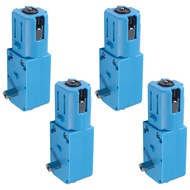 4pcs T Gear Motor 1 : 90 Mini DC 6V Gear TT Motor with Metal Gears for Robot Smart Car DIY RC Toys E