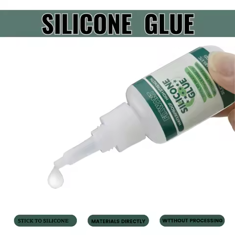 FIXWANT Silicone Adhesive RTV Silicone Rubber TPR/ TPU/PVC/ ABS/ Latex Leather Wood Transparent Glue