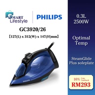 Philips 2500W PerfectCare Steam Iron (0.3L) Optimal Temp GC3920/26