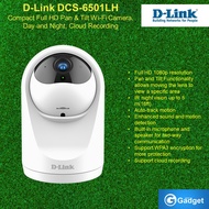 D-LINK DCS-6501LH Compact Full HD Pan & Tilt Wi-Fi Camera