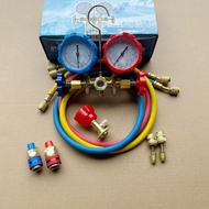 Air Conditioner Pressure Gauge Refrigerant Charging Gauge R410 22 134A Refrigerant Pressure Gauge wi