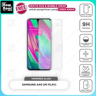 Tempered Glass Anti-Scratch Samsung A40 Mi Play Screen Guard Protector 9H Tempered Glass