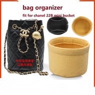 for channel 22B mini bucket bag organiser insert felt bag in bag organizer compartment inner bag