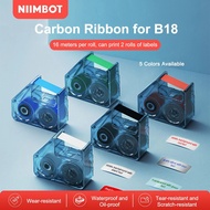 NIIMBOT B18/N1 Labeling Ribbon Refill 16M - Compatible Thermal Transfer Printer Tapes, Long-Lasting