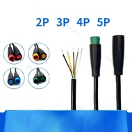 Ebike Cable Waterproof Connector Display Pin Base Connector 2/3/4/5/6Pin Cable Extension Cord  MY9B2