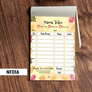 Hanabi Invoice Note/ Invoice/ Custom Receipt/ 1 2 3 ply NF01A