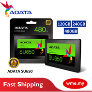 Adata Ultimate SU650 2.5'' Solid State Drive New 3D Tech SSD Sata Original 3 Years Warranty (Laptop 