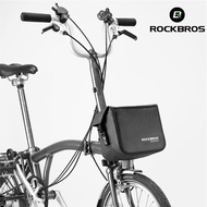 [SG] Rockbro Bag Front Block Folding Bike Bag Basket Bicycle Foldie Foldable Food Dog Pets Grab Foodpanda