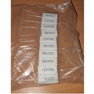 R5W 1K5 ohm 5W 1K5 ohm Lime Resistor