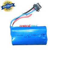 baterai li-ion 18650 7.4V 1200mAh SM 4P rc car 1813 heliway