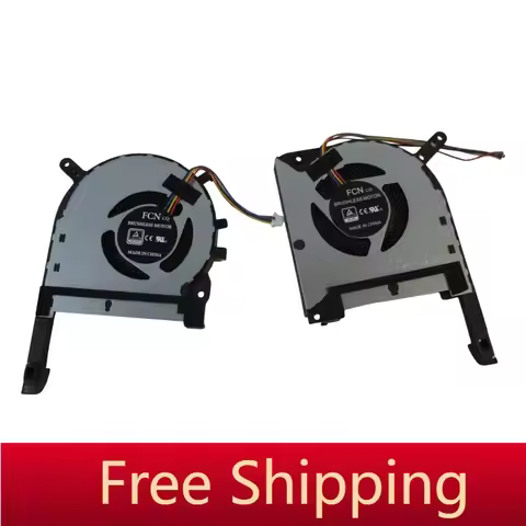 FOR Asus TUF Gaming FX505 FX505D FX505DD FX505DT FX505DY Cpu & Gpu Cooling Fan Set