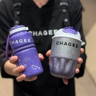 CHAGEE CHAGEE Galaxy Thermos Cup Purple Gradient Starry Sky Texture High-Appearance 316 Stainless St