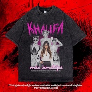 Peterworld "Mia Khalifa" Oversized T-shirt / Washed T-shirt / Stone Wash / Oversized T shirt / Mia K