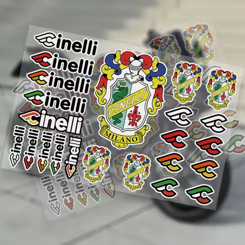 Motorcycle Waterproof Reflective Body Fuel Tank and Helmet Stickers Vinyl Decals Bicycle and Car Acc