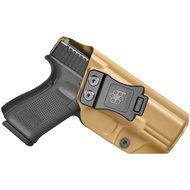 IWB OWB KYDEX Holster Fit: Glock 19 19X 44 45 (Gen 1 2 3 4 5) & Glock 23 32 (Gen 3 4) Pistol, Inside