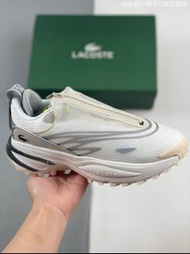 LACOSTE 法國鱷魚 Odyssa 織物百搭簡約低幫生活休閒鞋