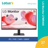 LG 27" FHD 3-Side Borderless IPS 100HZ Monitor With FreeSync - 27MR400