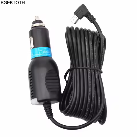 BGEKTOTH 3.5m DC 5V 2.1A Mini USB Car Power Charger Adapter Cable Cord For GPS Car Camera 2017