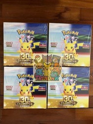 [現貨] Pokemon M6A 30週年 30th Celebration Collection Box 日版原膜 Pokemon PTCG 日版原盒有膜 原膜