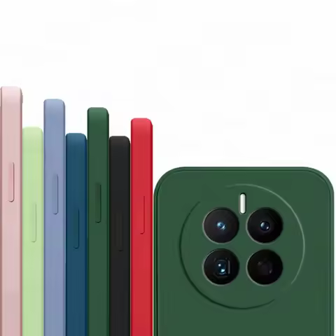 For Huawei Mate 50 Case Cover Huawei Mate 40E 50 Pro Plus 40 RS Cover Original Shockproof Liquid Sil