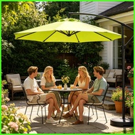 Outdoor Umbrella Replacement Canopy 11-Foot 8-Rib Cantilever Waterproof Fabric Cover Patio Umbrella 
