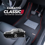 Kamatto Classic Mercedes Benz C-Class Compressor W203 2001 - 2007 Car Floor Mat and Carpet