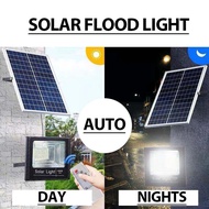 100W/200W/400W ไฟ LED Solar Street Light น้ำท่วม ไฟถนนประหยัดพลังงานพลังงานแสงอาทิตย์ในครัวเรือนรีโมทกันน้ำในร่มและกลางแจ้งแสงสวนโคมไฟติดผนัง Wall Lamp