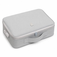 Document Organizer Box A4 Waterproof Document Storage Bag Storage File Certificate Passport Lock