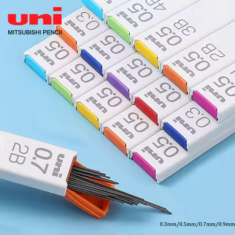 1Box Uni Mechanical Pencil Refill Lead UL-S Antifouling 0.5/0.3/0.7/0.9mm Pencil Leads Office School