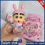 Crayon Shin-chan Giving Flower Delivery Drivers Pink Bouquet Girlfriend Birthday