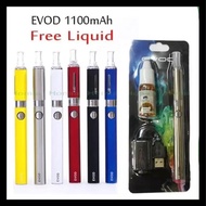 VAPE fullset Evod 1100mah Murah tinggal pakai [SUDAH TERMASUK LIQUID]