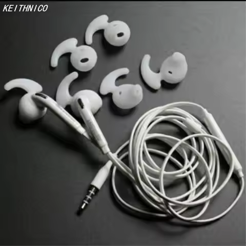 4 Pairs Silicone Replacement Ear Tips Earbud Anti-Slip Earphone Ear Bud Covers for Galaxy S7 S6 edge