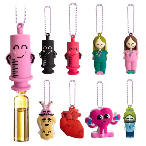 New Ampoule Bottle Opener Keychain Syringe-Shaped Cutter Nurse Doctor Ampoule Bottle Opener Aid Medi