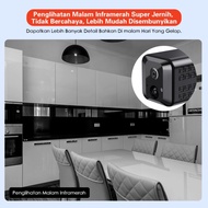 XIHANCAM 5MP Smart CCTV Mini Tersembunyi 4G Kamera Sim Card Tahan Air Hidden Camera Kecil Tanpa Kabe